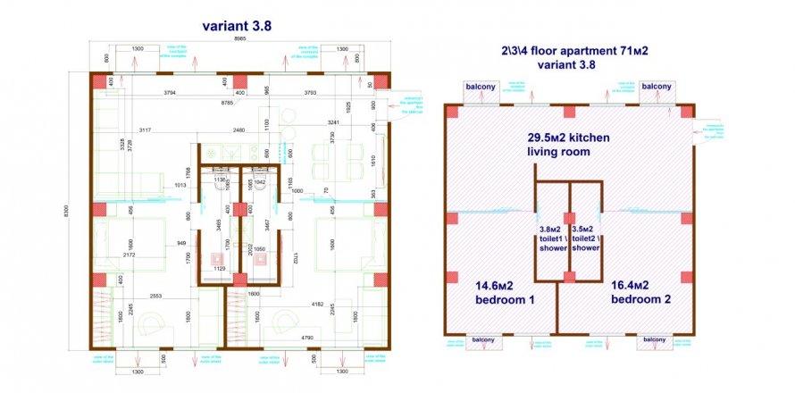 3 bedrooms Apartment in Just Residence, Ungasan, Badung, Bali (5096)