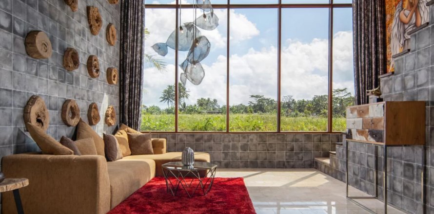 Пентхаус с 1 спальней в Parq Ubud, Тегаллаланг, Гианьяр, Бали (5135)